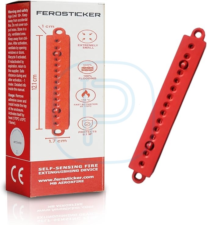 Barrette adhésive anti-incendie électrique Ferosticker F01